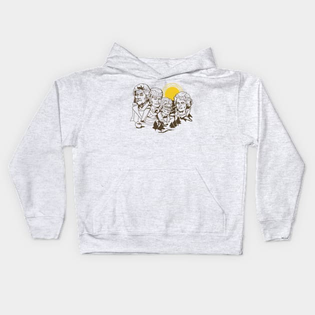 Golden Girls - Mt. Rushmore Kids Hoodie by jordan5L